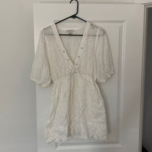 Forever 21 swimsuit cover size M white